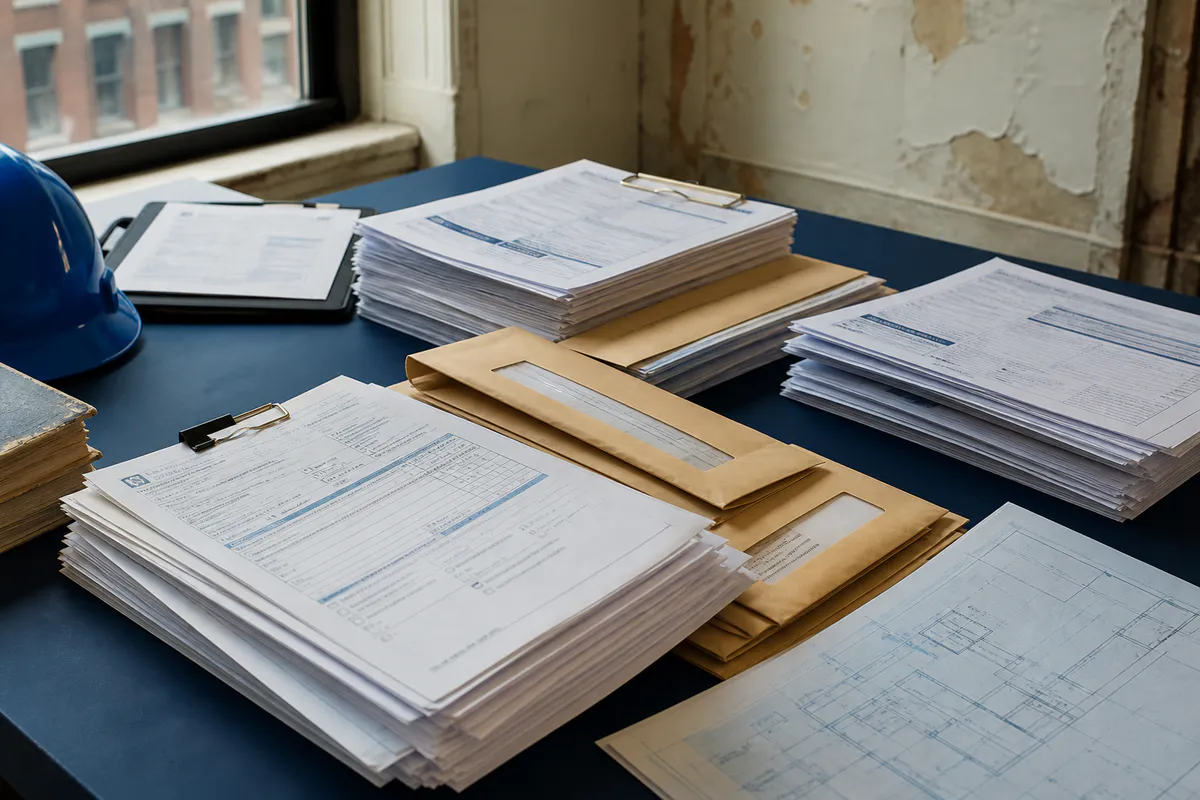Organized compliance reports prepared for agency submission