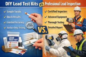 Lead Test Kits vs Professional lead Inspection