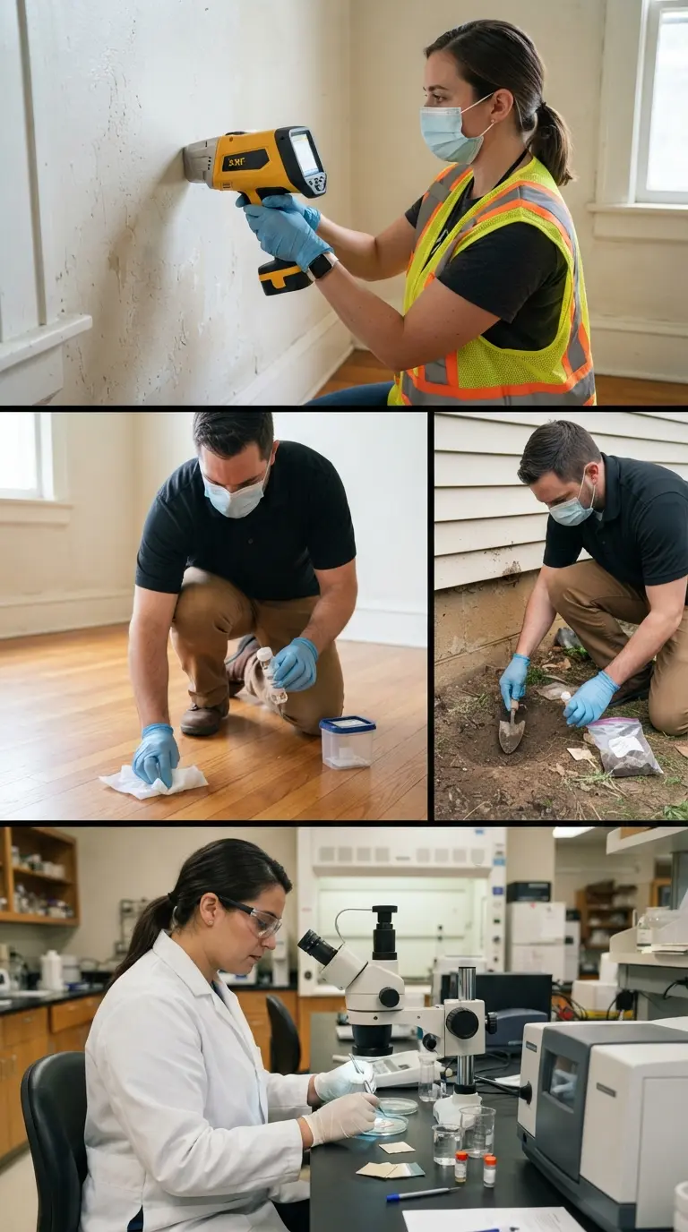 lead Inspection vs. risk assessment vs. testing